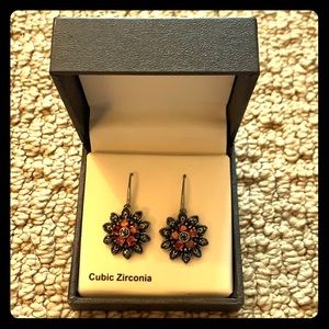 Brand New with tags n box Cubic Zirconia Earrings
